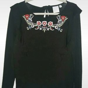 Floral Embroidered Top